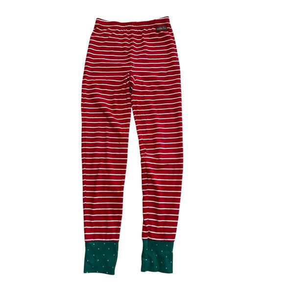 Matilda Jane Leggings Festive Stripe Christmas Red Size 10 - Picture 2 of 4